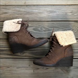 UGG Zea Waterproof Wedge Boot